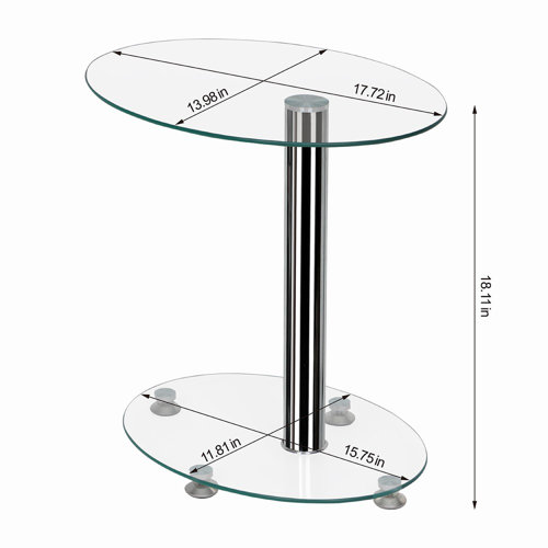 Metro Lane Miesville Side Table Wayfair.co.uk
